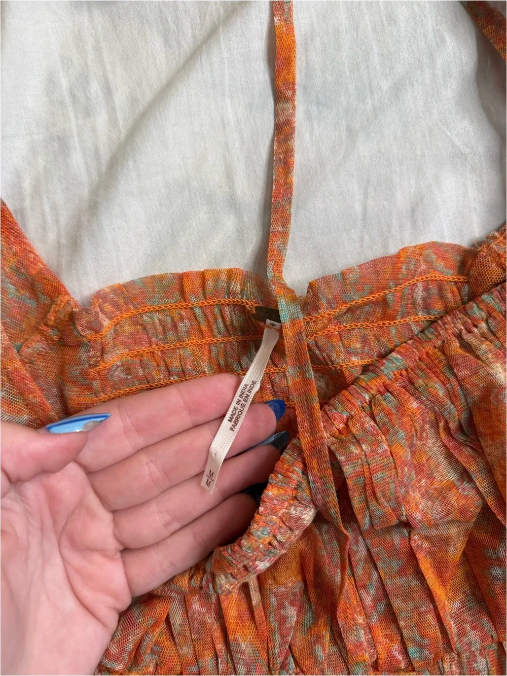 Women's Peach Puff Sleeve Square Neck Top